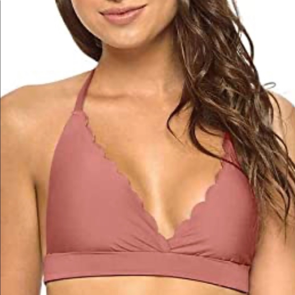 NWOT- Pq Swim Brazilian Bikini Set Dusty Rose - Large